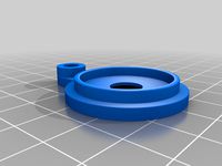 Bicycle bell replacement ring with pullback part, to be used with a spring from a pen