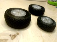 Wheels for P-38 from 3dlabprint