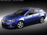 Honda Accord Acura TSX midpoly 3D Model
