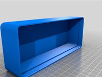 Protective front cover for uBitx case by DU2RK