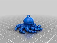 Mini Octopus Keychain