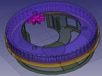 Small Disco Ball Drive 3D Scanner Photo Turntable Slow Rotation