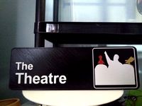 MST3K The Office sign for The Theatre MultiPrint