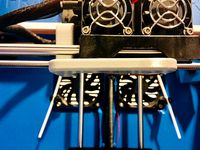 Blower Fan Duct for Dual Extruder Cooling for Flashforge Inventor 3D Printer