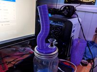 Mason Jar Water Pipe