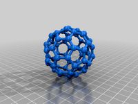 C60 carbon fullerene buckyball