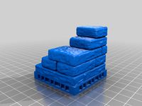 2x2 L Shaped Stone Staircase