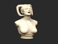 Succubus Bust Statue