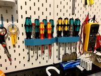 Wera Screwdriver Set Holder for IKEA Skadis pegboard