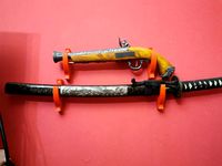 Wall mount for katana and pistol replikate