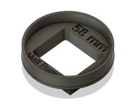 58mm Lens Cover/adapter for Garmin Virb