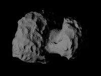 67P/Churyumov-Gerasimenko scaled one in eighty thousand
