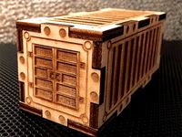 Laser Cut Container for Wargaming by sgb33