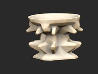 Urn Holder Statue Bowl