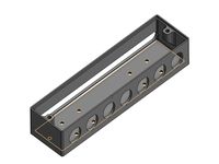 Gx16 7 hole Junction box with 40mm extrusion T nut hole mount