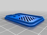 ESP32-CAM case remix back (blue)