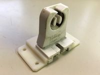 Leviton 13351 Tombstone (ear) Mount Bracket Adapter for Fluorescent or LED Tube Bulbs