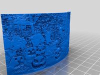 Hallowen Night Lithophane