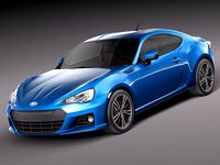 Subaru BRZ 2013 3D Model