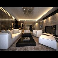 Photorealistic Living Dining Room 0017 3D Model
