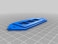 Decora Rack Mount Plate for Rasperry Pi 4