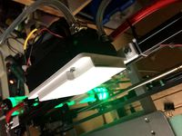 water cooling air holder profile 2020 80mm fan