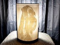 Curved Lithophane Holder