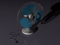 Stand Fan 3D Model