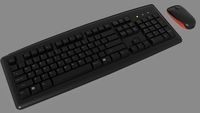 Keyboard mouse 3D Model