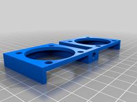 Dual 40mm fan bracket for Promega Duet Maestro
