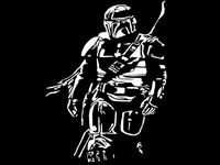 The Mandalorian stencil