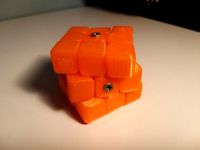 3D printed 3x3 twisty puzzle (rubik's cube)