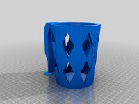 Wheelchair Cup Holder - Zip Tie Attachment