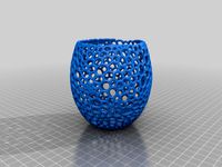 Smaller Evil Alien egg Voronoi Floor Lamp