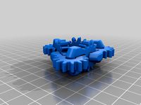 Geared fidget widget