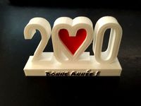 Bonne année 2020 - happy new year