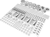 Catan Traders & Bararians Lasercut Board and Pieces