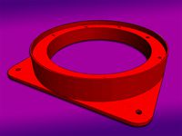 Honda Civic 2002 Speaker Mounts 6" Front Doors