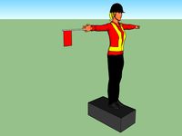 Mannequin de chantier Belge