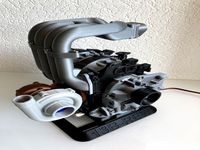 Display Stand For Mazda RX7 Wankel Rotary Engine 13B-REW by ericthepoolboy