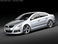 Volkswagen Passat CC RLine 2010 3D Model
