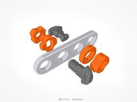 STEMFIE construction set sample parts