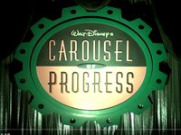 Carousel Of Progress Sign
