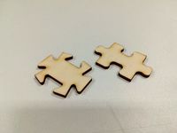 Laser puzzle pattern