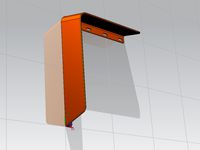 Tettoia, protezione apparecchio segnapresenze - Shelter, appliance protection presence indicator