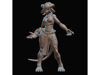 Tiefling Warlock Miniature