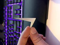 sharp hook, with and without screw