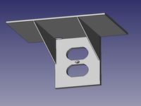 Outlet Shelf, phone charging station, Echo Show