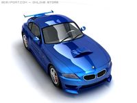 Bmw z4 m coupe tuned 3D Model