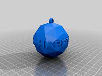 Christmas Tree ornament HAPPY NEW YEAR